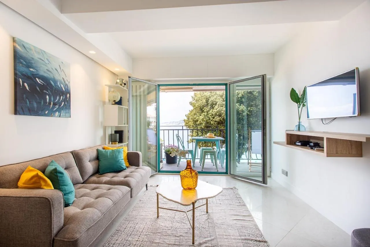 I Love Nice - Face Mer, Design, Terrasse, Asc, Wifi, Clim